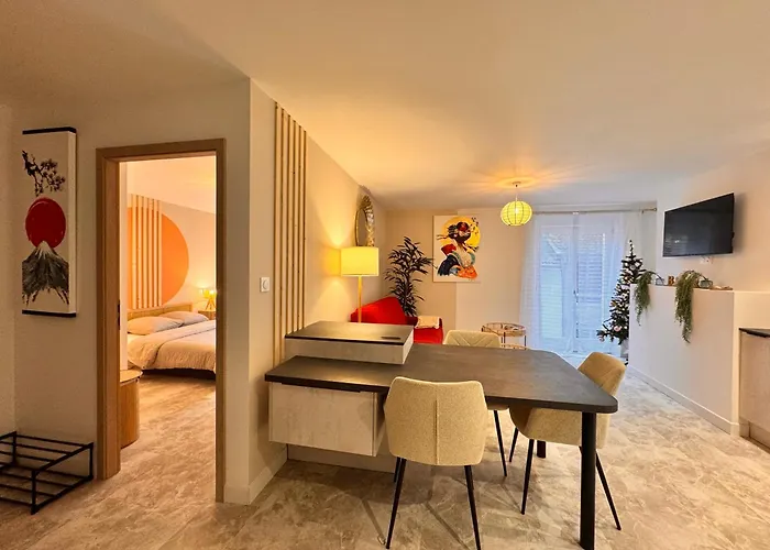 Daire Le Jardin Japonais Avec Terrasse *