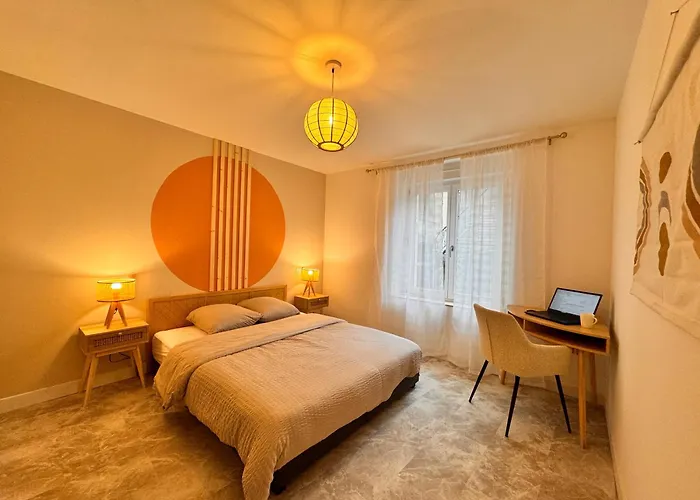 Daire Le Jardin Japonais Avec Terrasse Épinal